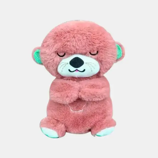 Peluche nutria pequeña rosado