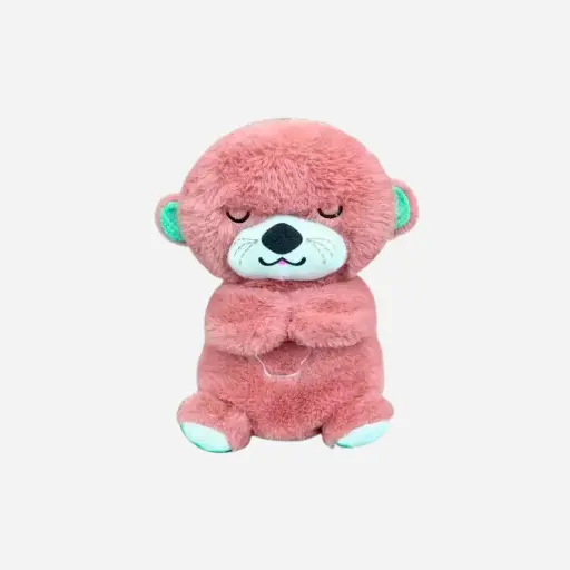 Peluche nutria pequeña rosado