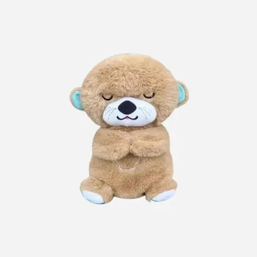Peluche nutria pequeña marrón