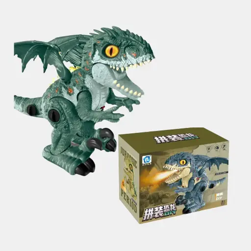 Dragón desarmable con Alas Verde