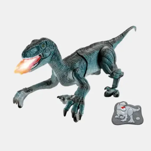 Velociraptor Azul electrónico