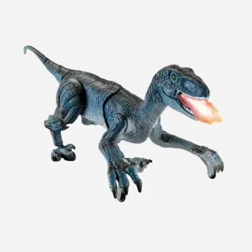 Velociraptor Azul electrónico