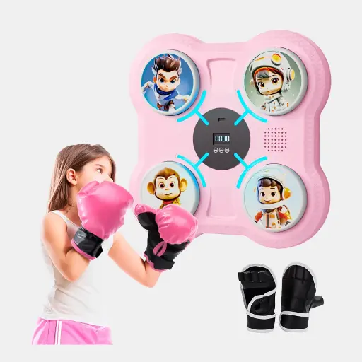 Máquina de box para niñas rosa