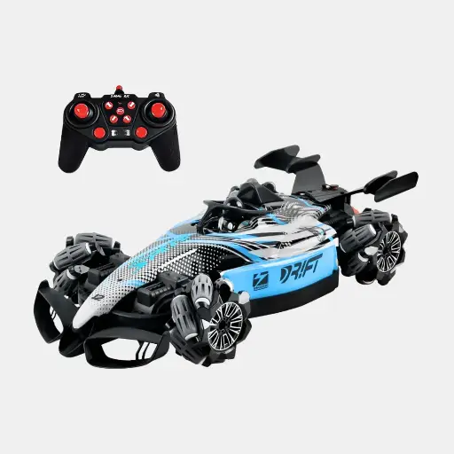 Racing Car de carrera celeste