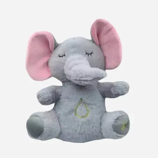 Peluche Elefante musical gris