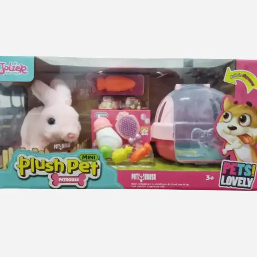 [MC-1065] Set de mascota Conejo rosa