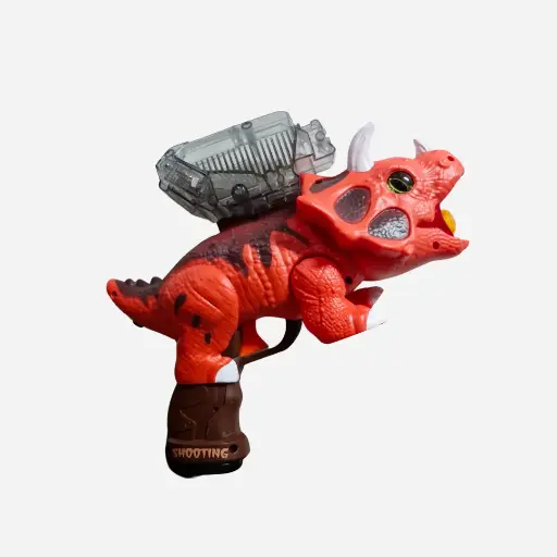 [ST6133] Dino Pistola Hidrogel rojo