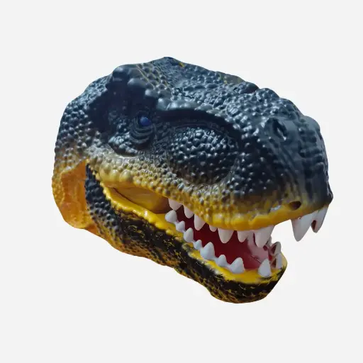 [XY6793] Cabeza dino lanza Hidrogel Amarillo