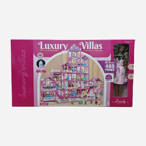 [556-95] Muñeca Barbie con casa