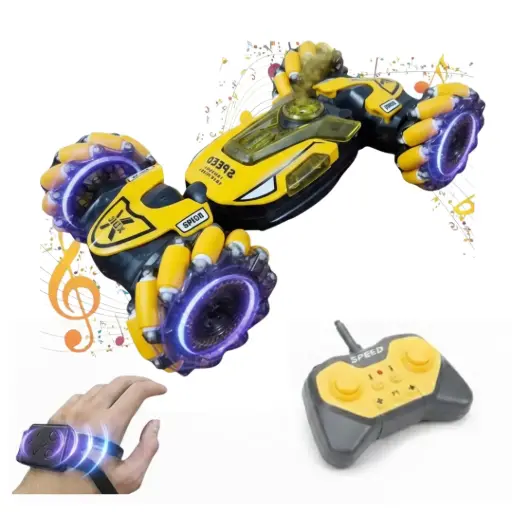 [3688-G161A] Carro a Control Remoto Acrobático Wolverine Bota Humo 