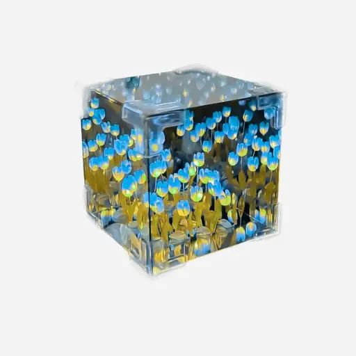 Cubo tulipanes