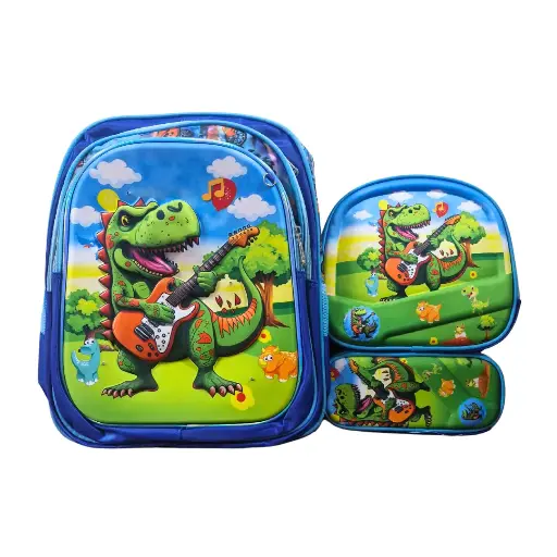 Mochila Dinosaurio rock para niño