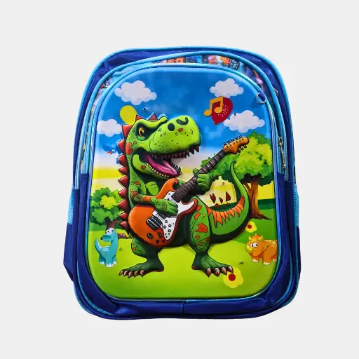 Mochila Dinosaurio rock para niño