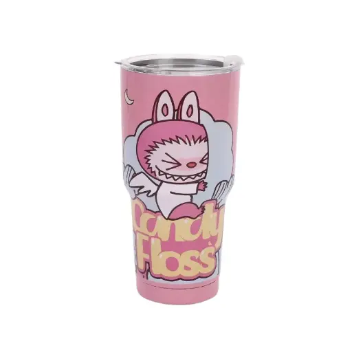 Termo Labubu Rosado
