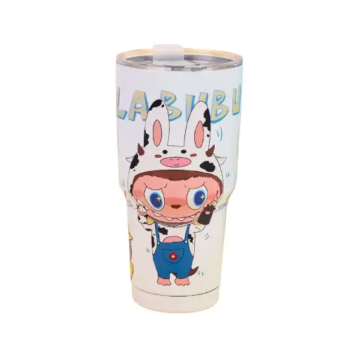 Vaso Labubu Blanco
