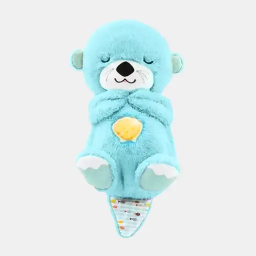 PELUCHE NUTRIA GRANDE CELESTE
