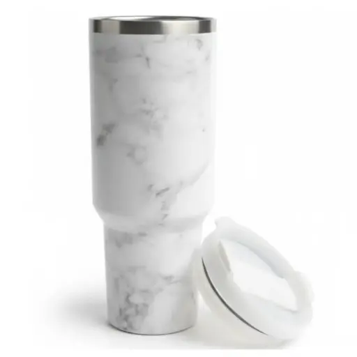 Vaso Stanley Marmoleado Gris Claro