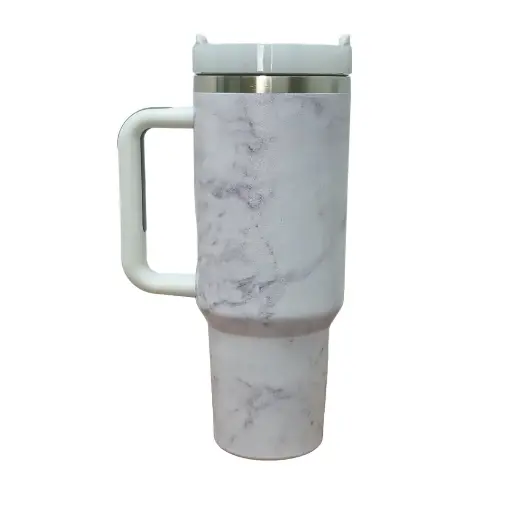 Vaso de café Marmoleado Gris
