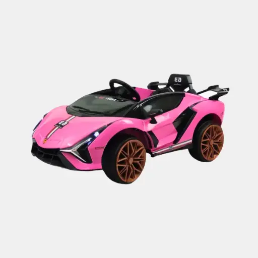 Carro Eléctrico Lamborghini para Niños Rosa