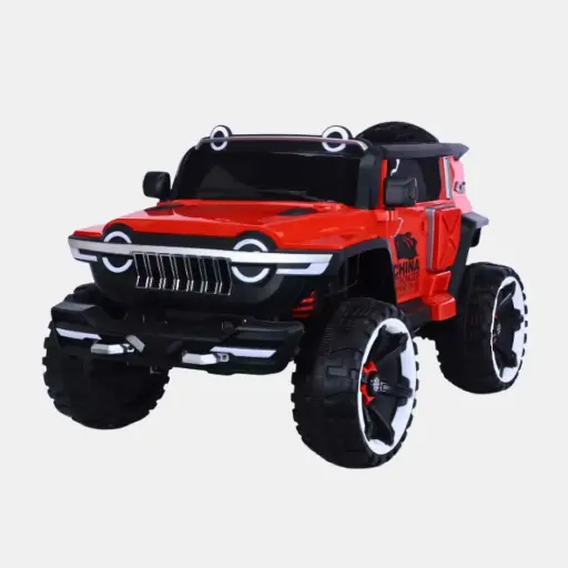 Carro Grande 4x4 para Niños Color Gris Rojo